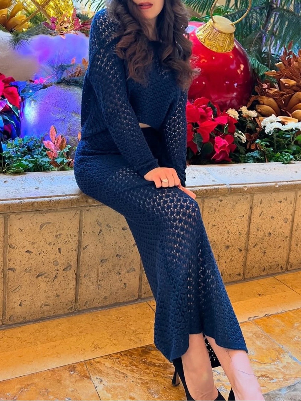 Sweater and skirt set